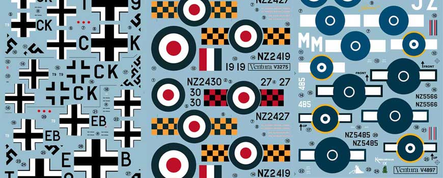 1/32nd scale decals